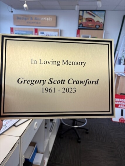 Custom Plaques, Nameplates, and Badges Photo